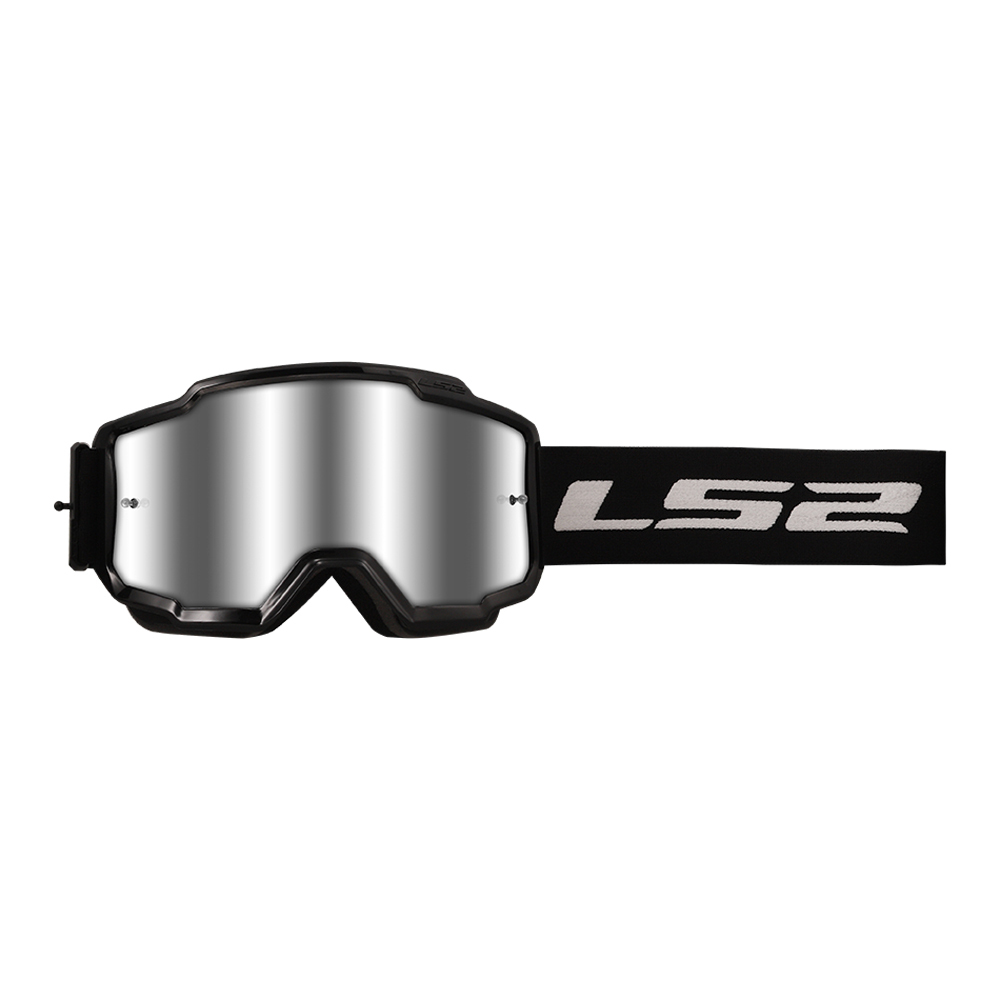 картинка Очки кроссовые CHARGER Goggle с прозрачной линзой (черные) от магазина Vezdehod38