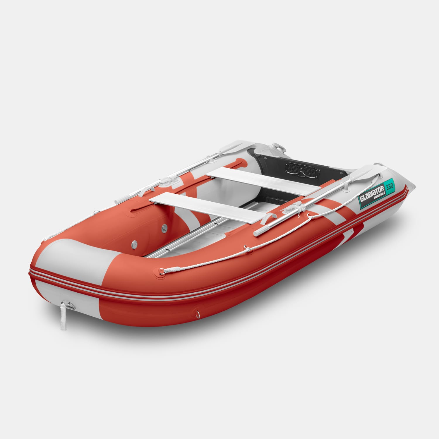 картинка Надувная лодка GLADIATOR B330AL красно-белый 