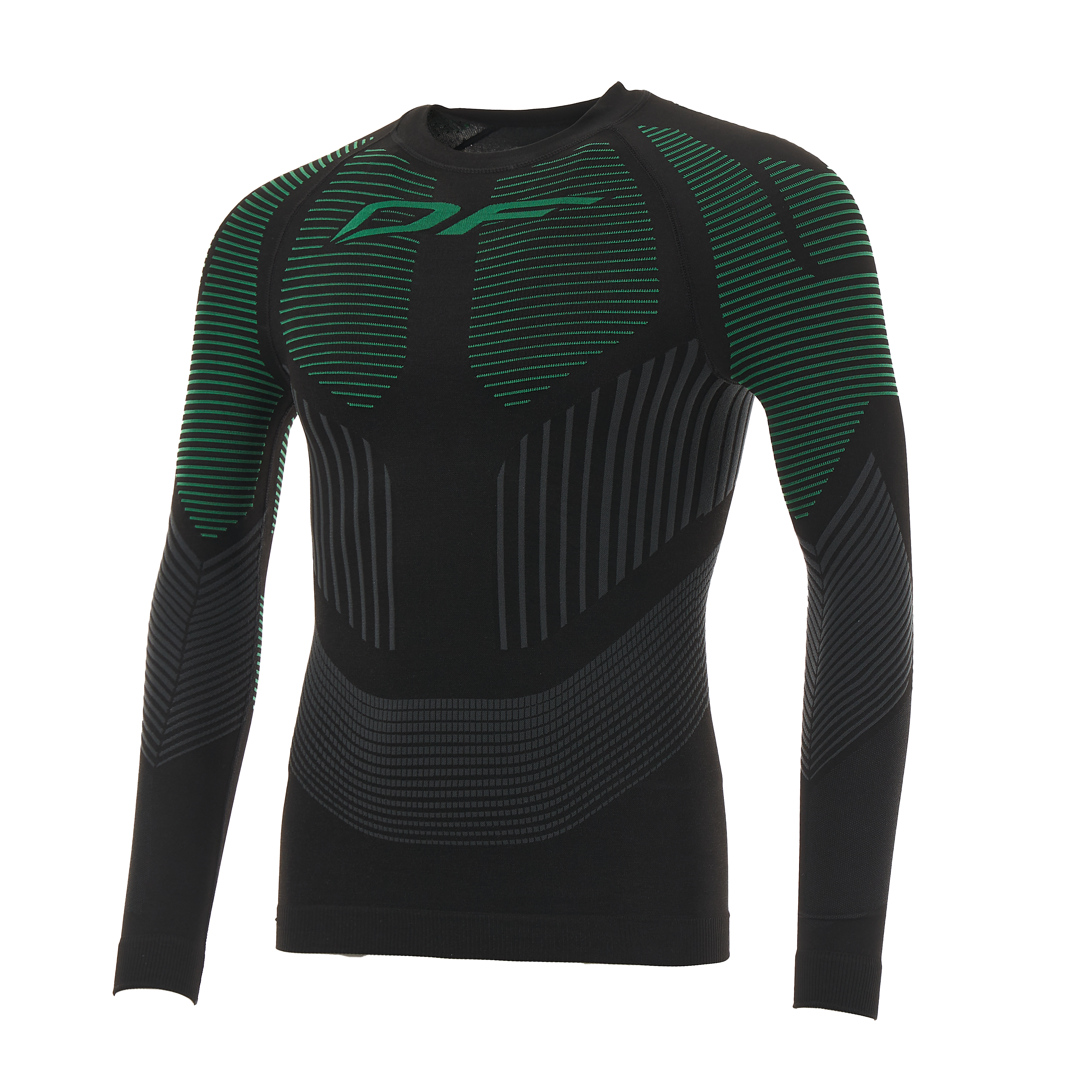 картинка Термофутболка DF 3DTHERMO Green с длинным рукавом (M) от магазина Vezdehod38