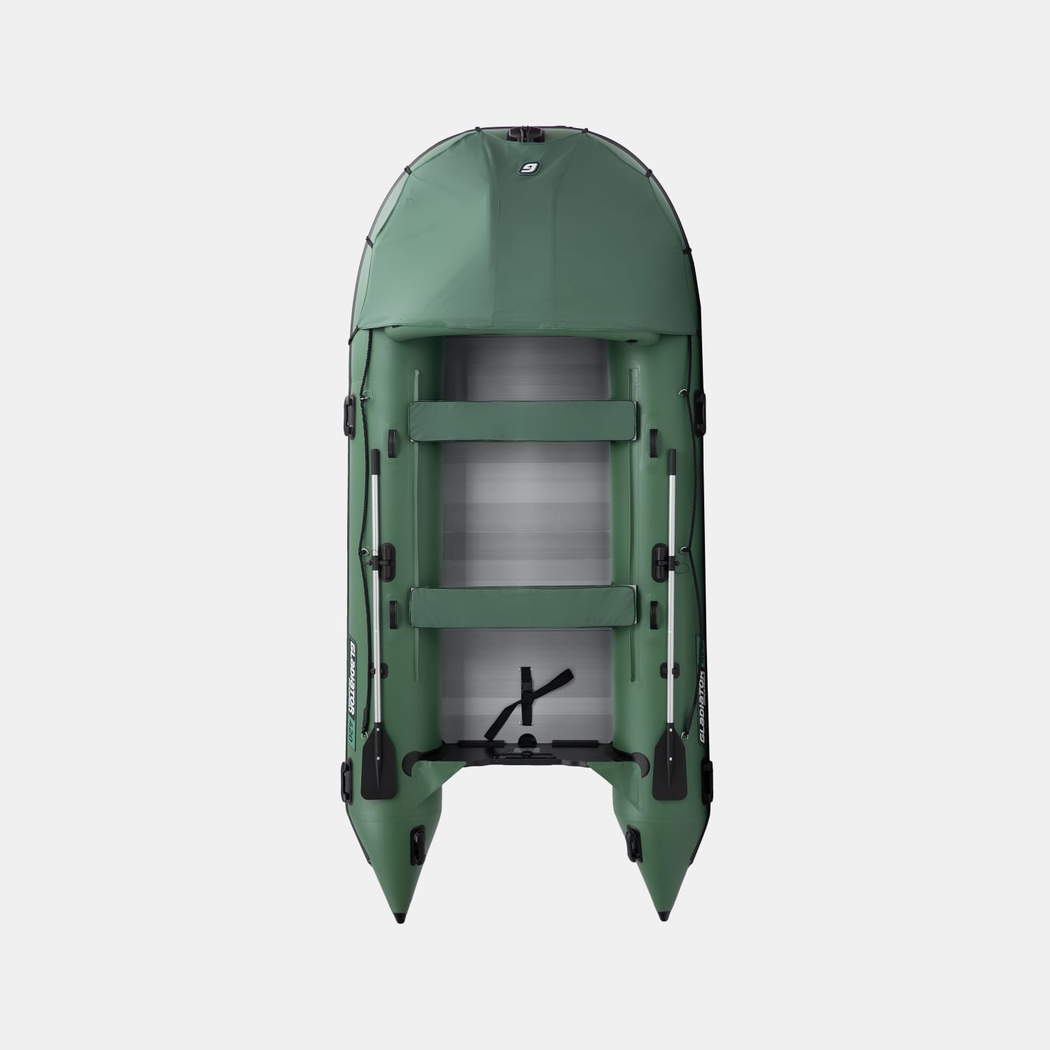 картинка Надувная лодка GLADIATOR C420AL зеленый 