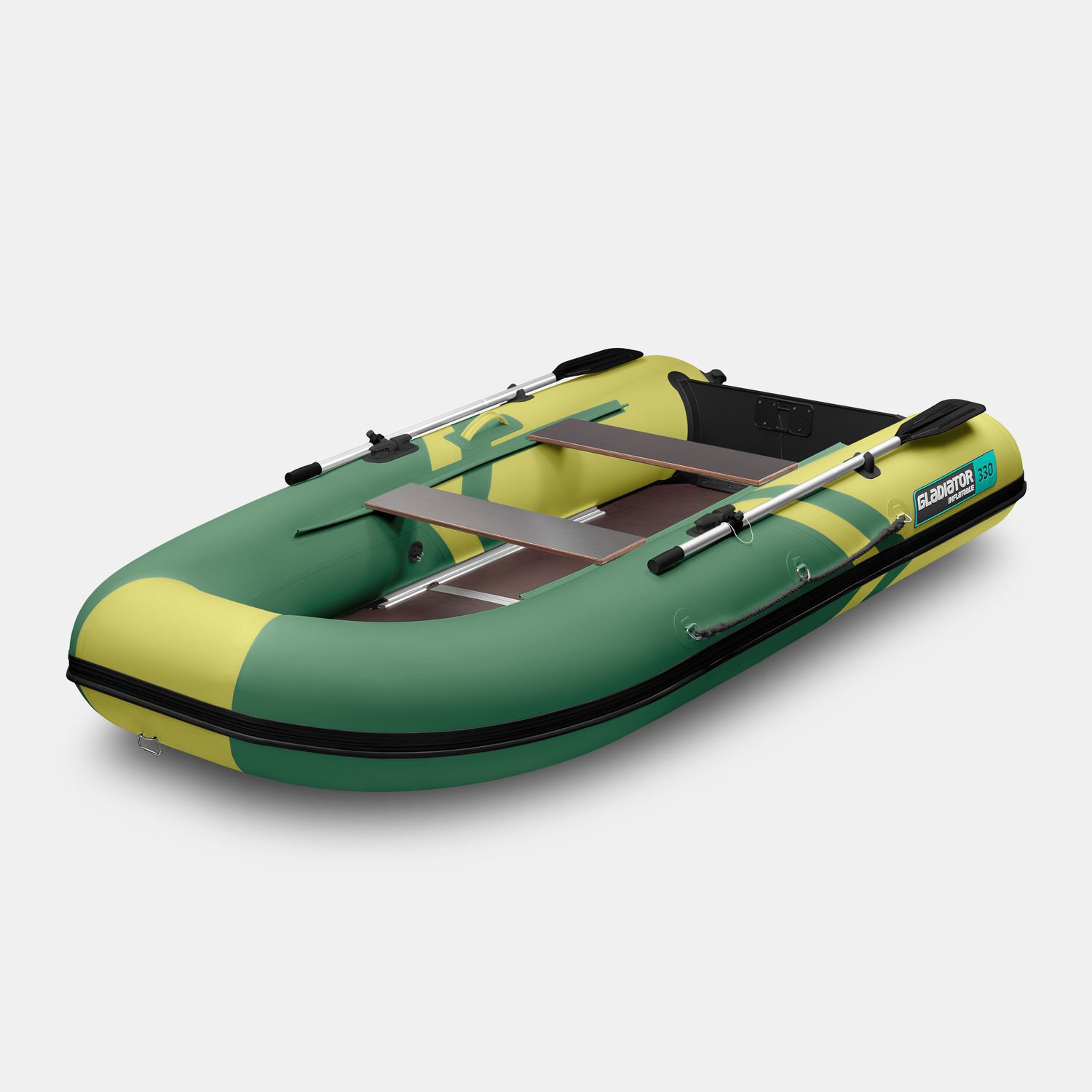 картинка Надувная лодка GLADIATOR B330 зелено-оливковый 